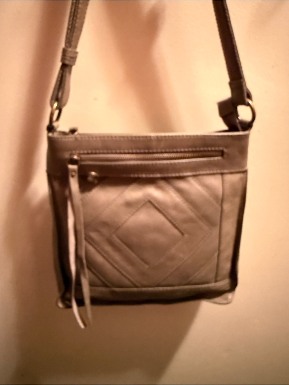 Lucky Brand  Diamond Quilted Patchwork Crossbody NWOT